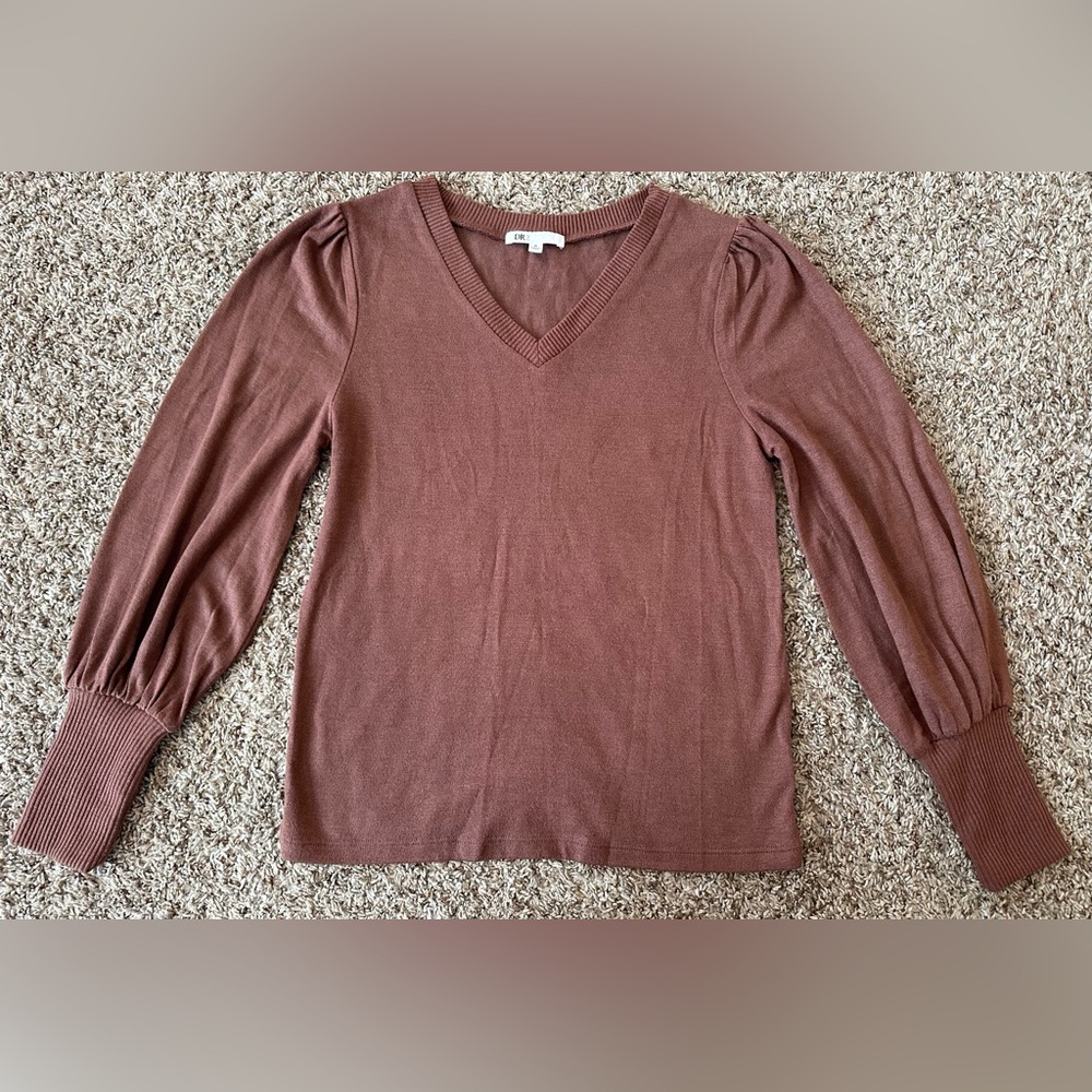 DR2 Nordstrom Off the Rack Dusty Rose Knit Top size M, Never Worn (tags removed)